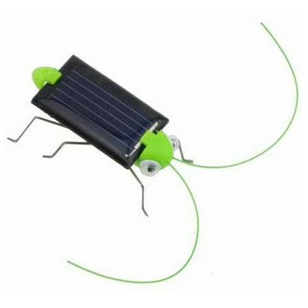 Creative and Interesting Solar Robots Insects waiwai Decompression Toys Grasshopper and Grasshopper Children’s Educational Toys Yellow 